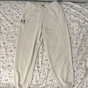 Under Armour White Relaxed Fit Joggers